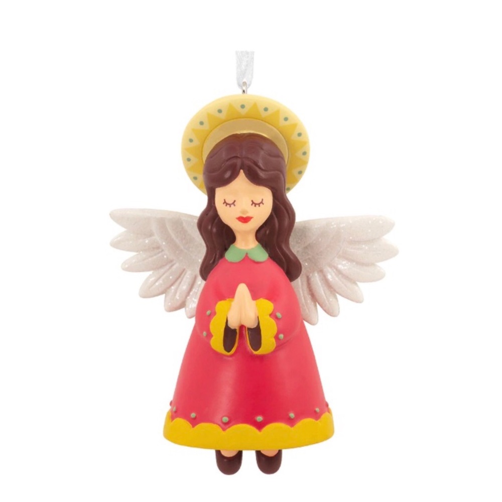 Hallmark Vida Folk Art “Angel” Christmas Ornament (NWT)